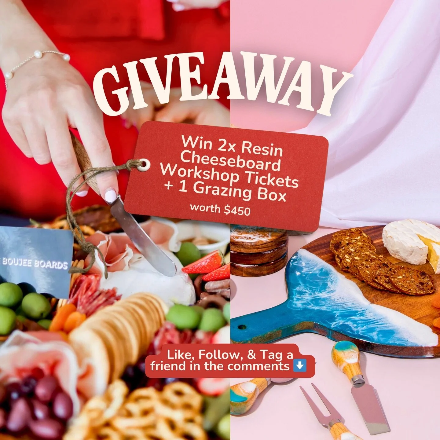 WE ARE SO CLOSE TO 10K 😭🤍

So we&rsquo;re celebrating properly!

When Studio Inner West hits 10,000 followers, one of you is winning the ultimate creative night out in Sydney! 🧀🎨🍇 

✨ 2 tickets to our Resin Cheeseboard Workshop in Leichhardt (va