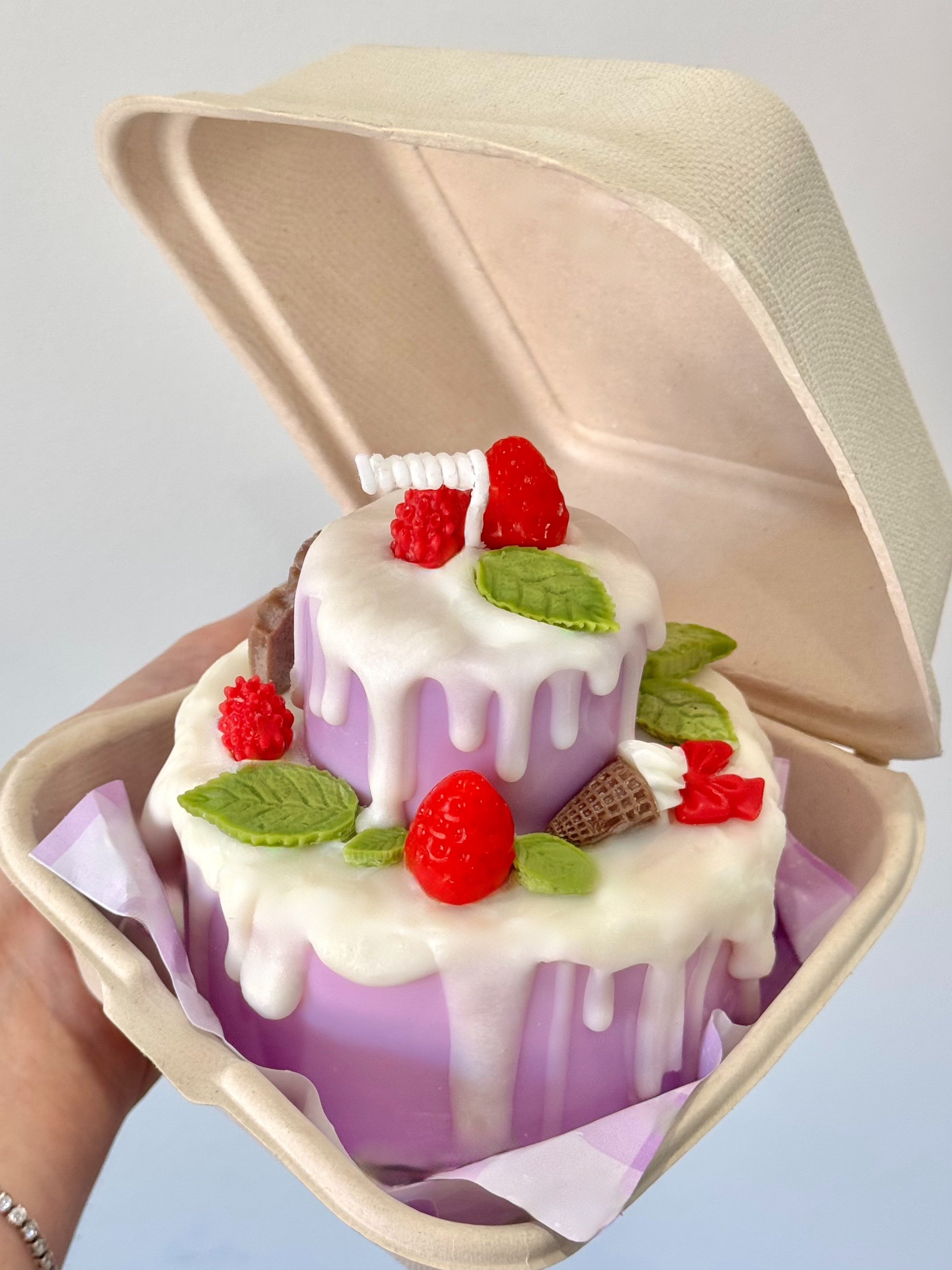 Two Tier Cake Candle