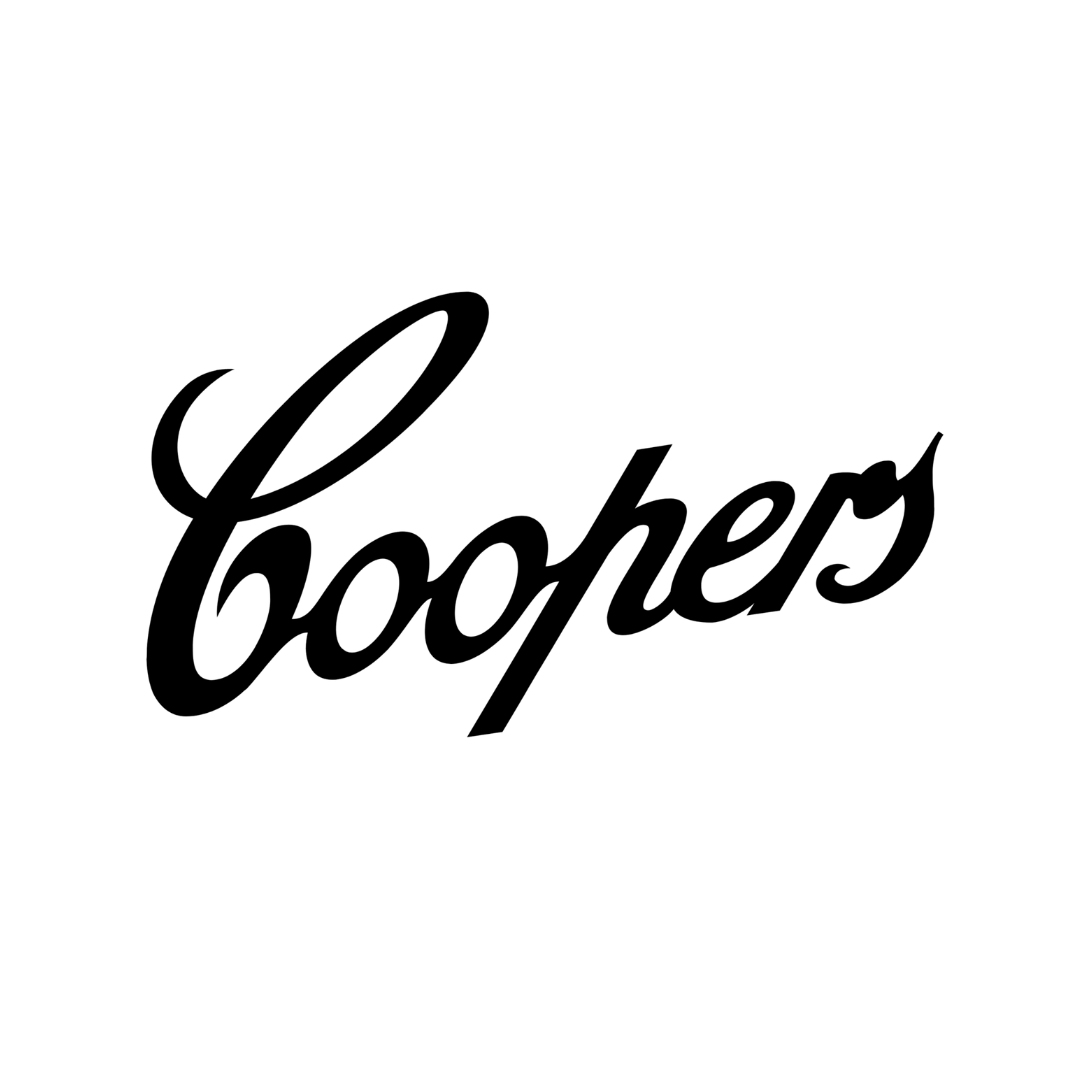Coopers logo in cursive script