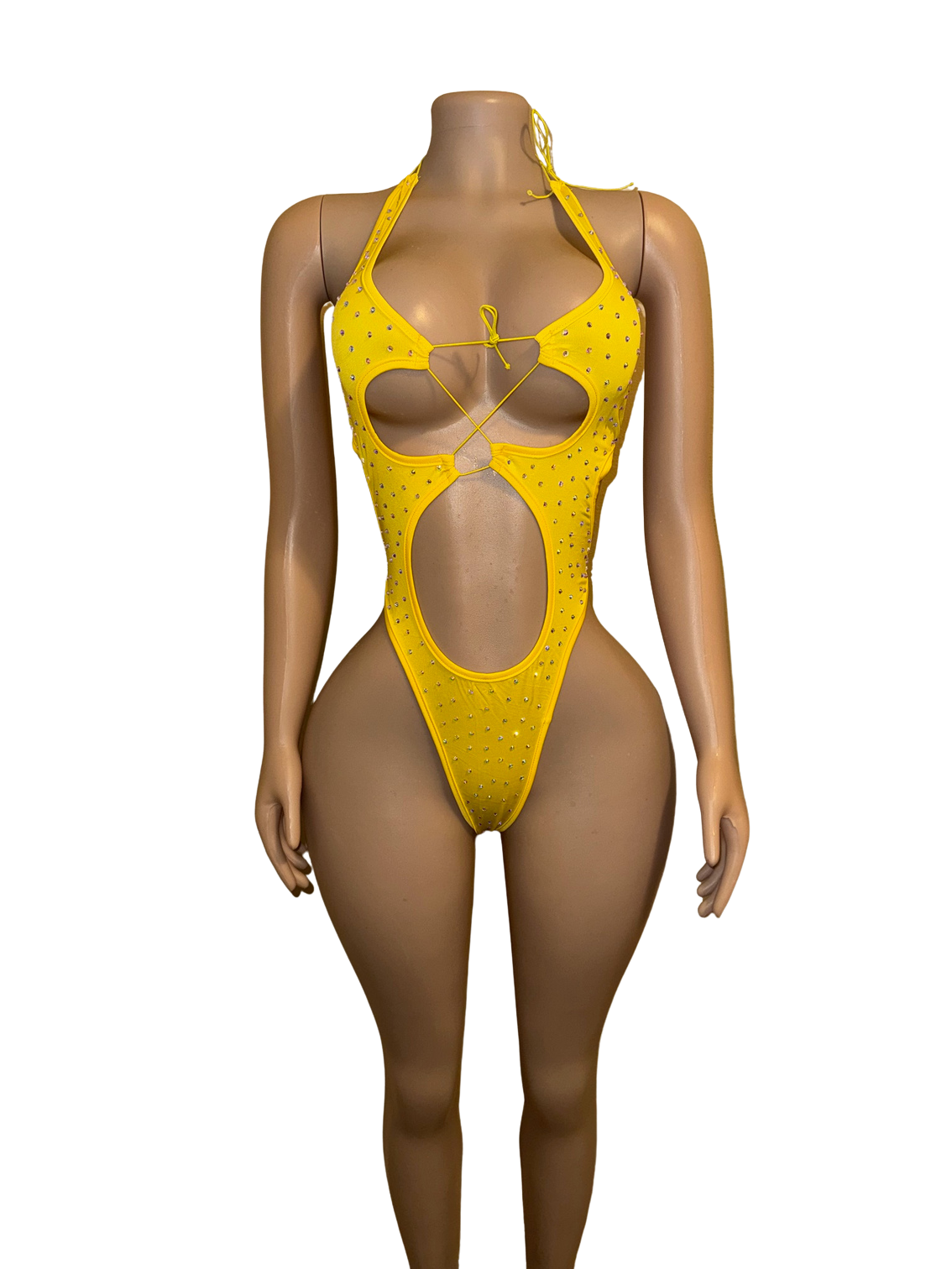 Rhinestone One Piece