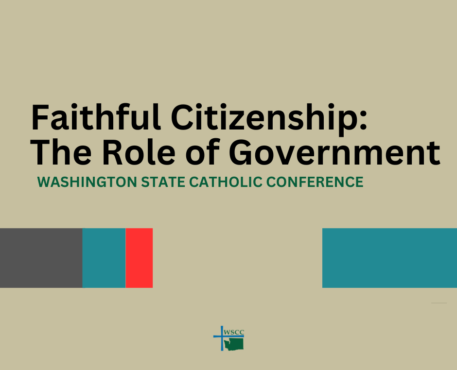 Faithful Citizenship: The Role of Government