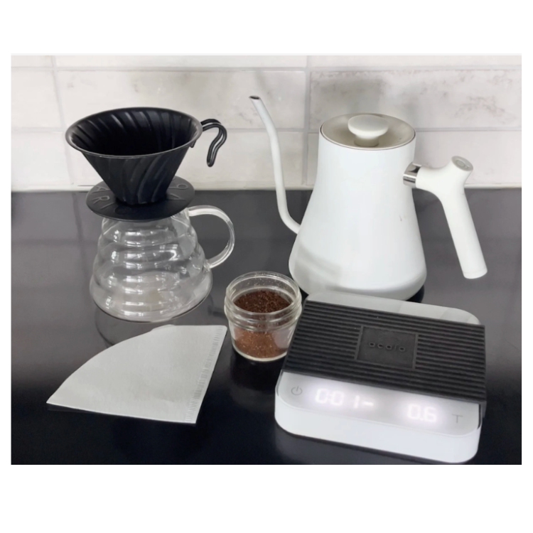 Still shot of the brewing method example video.