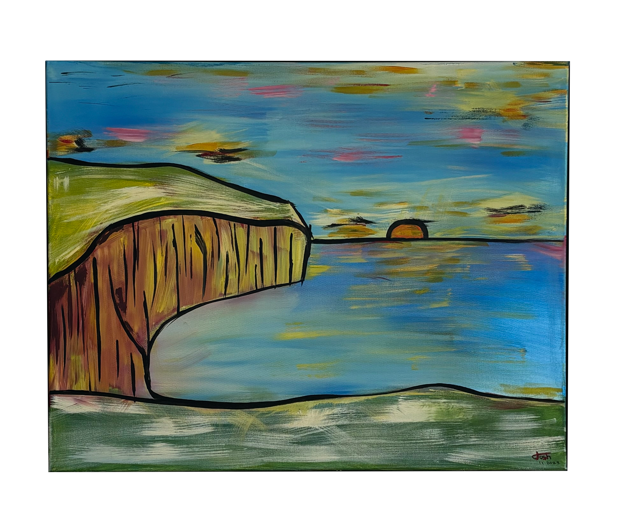 Point Loma. Acrylic on Canvas. 