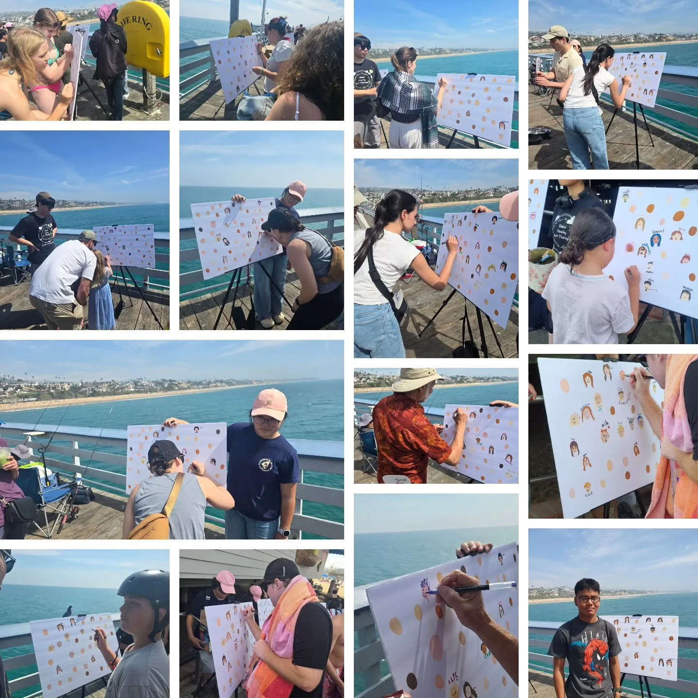 A special day of sharing hearts ✨

We shared messages through calligraphy,
discovered ourselves by drawing our own faces,
and encouraged one another with smiles.

When small acts come together to create great warmth,
volunteering becomes healing 💛

