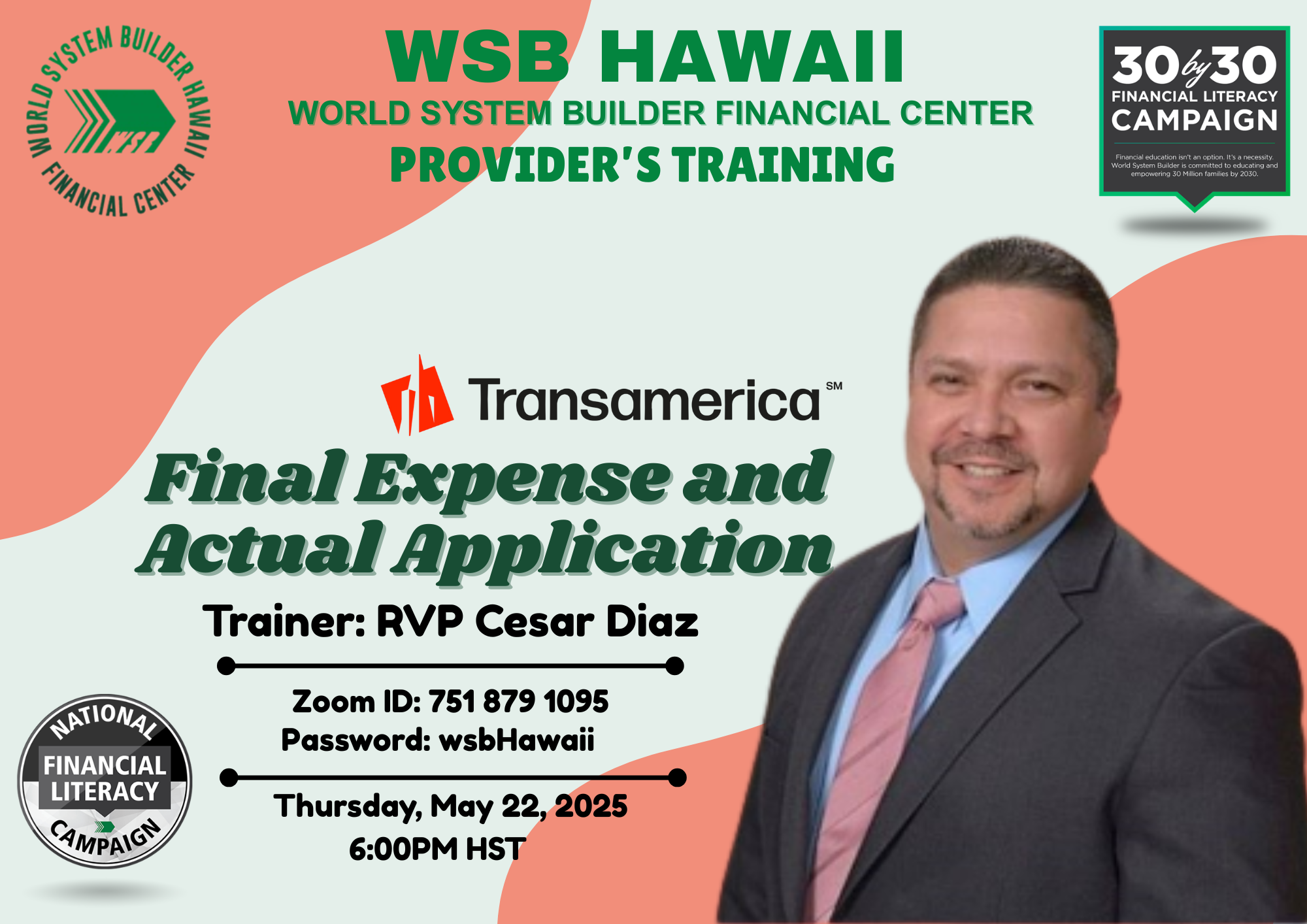 May 22 - Final Expense and Actual Application - RVP Cesar Diaz