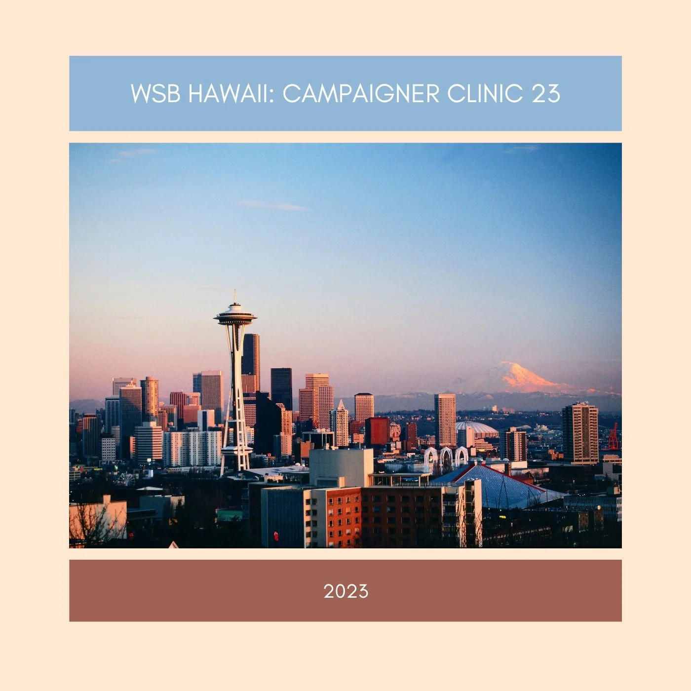 Campaigner's Clinic 23'