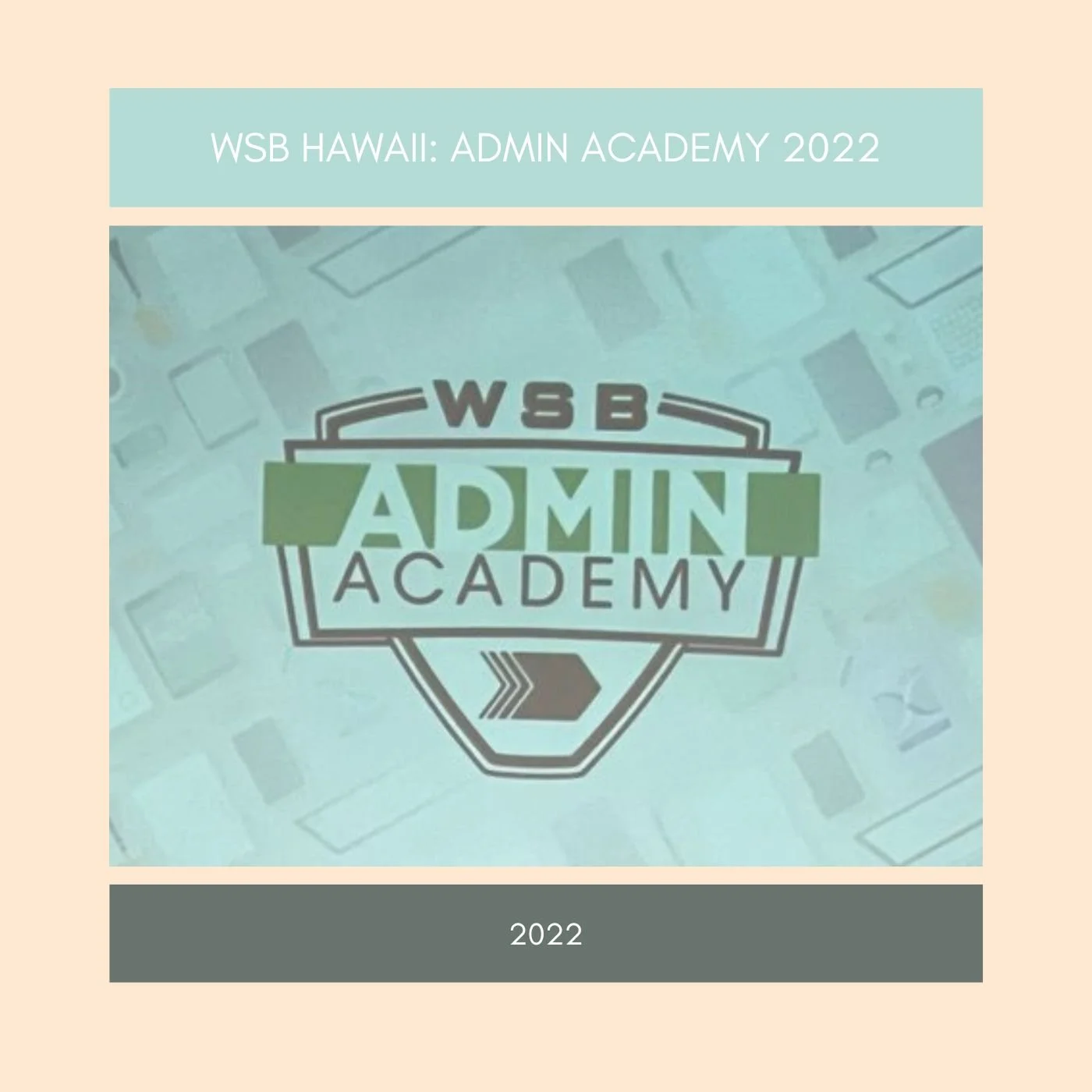Admin Academy 2022