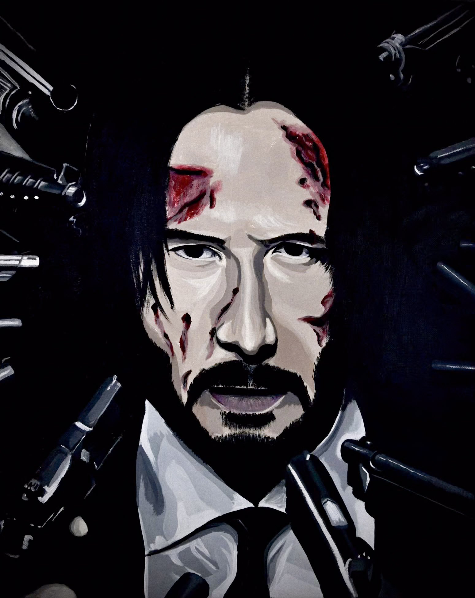 John Wick Original Painting