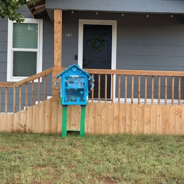 📚 Exciting news for kiddos that love reading! 📚 We're thrilled to announce the installation of our handcrafted little free library on NW Ave B in Seminole. This little addition to the community is a testament to our commitment to fostering a love f