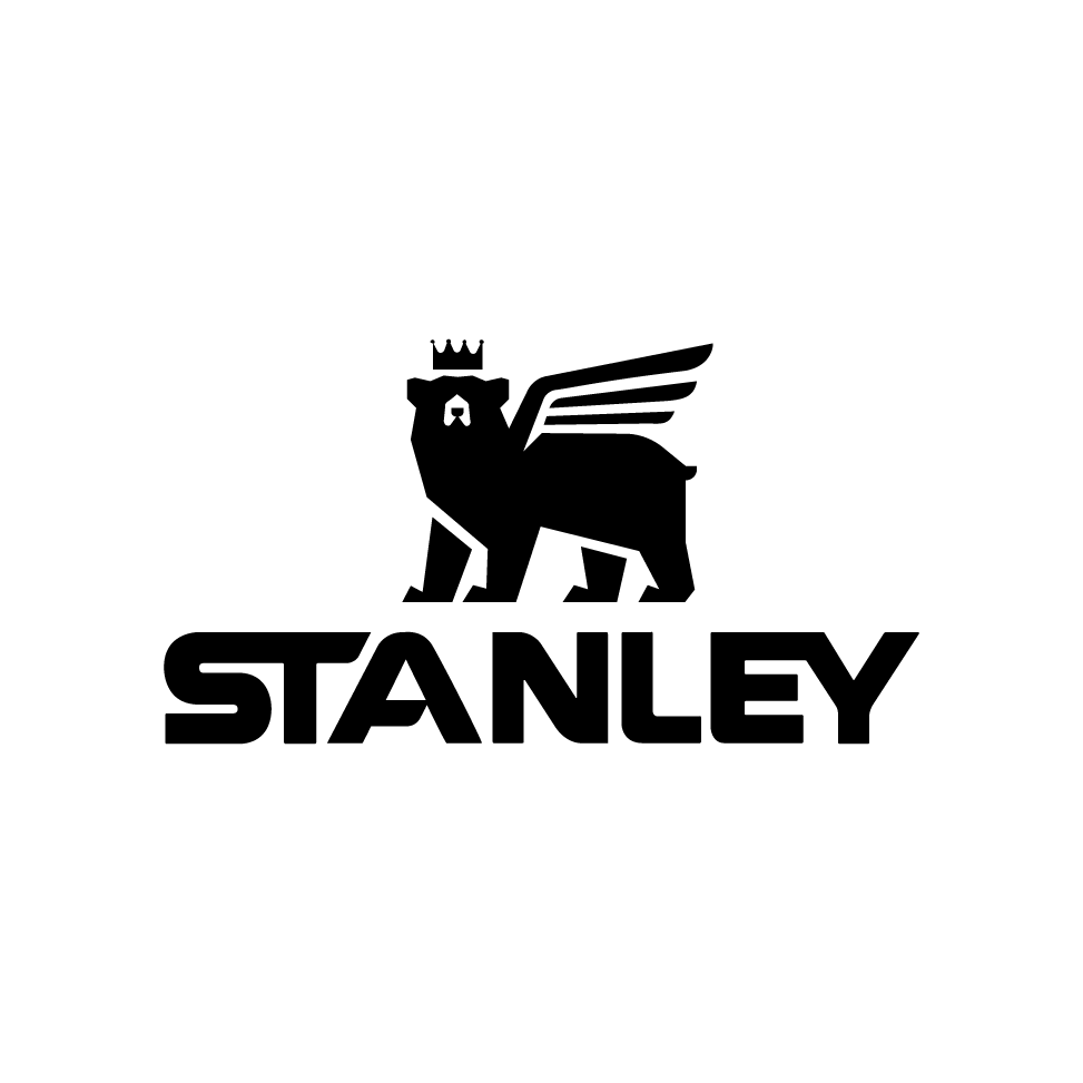 Stanley logo featuring a crowned, winged bear silhouette above the word "STANLEY" in bold lettering.