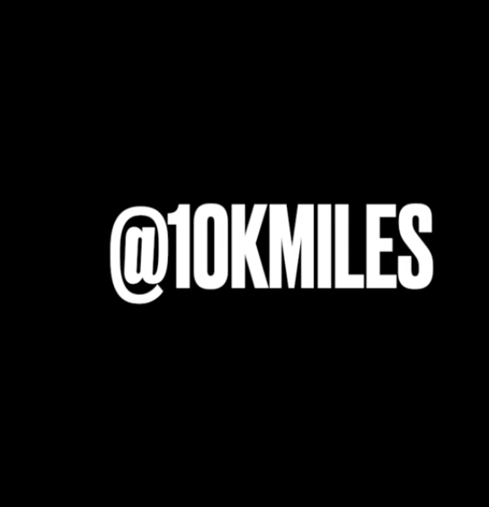White text '@10KMILES' on a black background