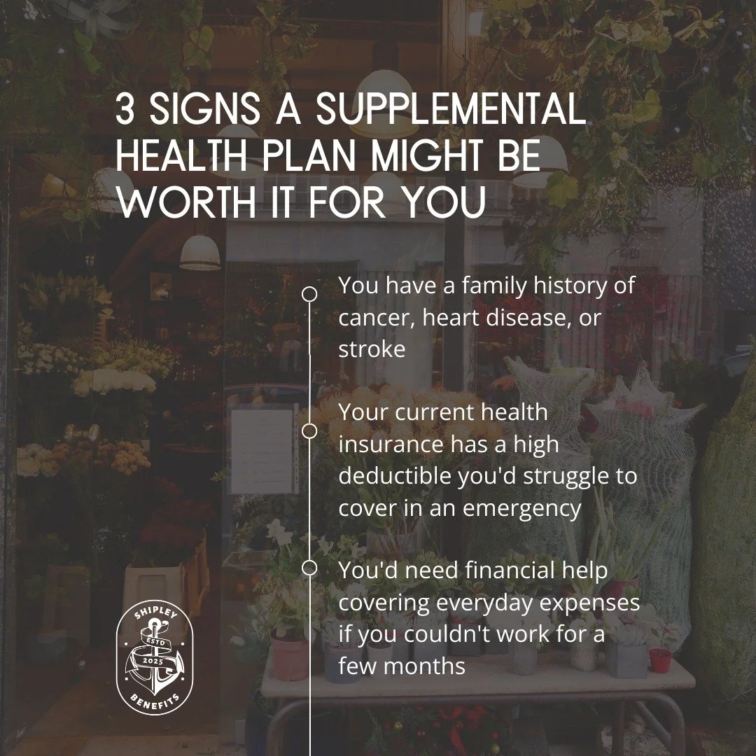 Wondering if a supplemental health plan might be worth it for you? 

If any of these resonate, let's talk. Supplemental plans like Cancer Protection and Critical Illness insurance are designed for scenarios like these. They're not replacing your heal