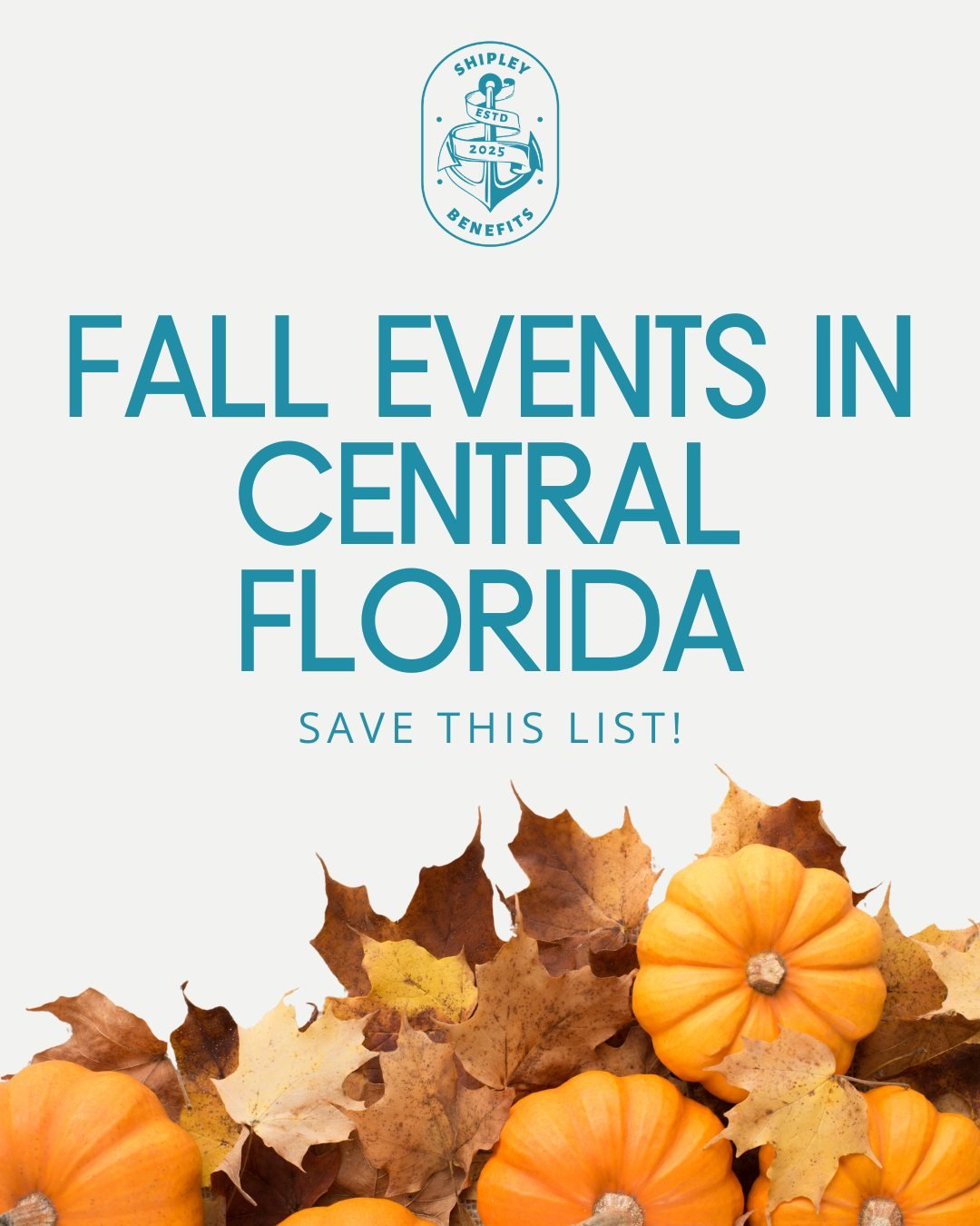 Fall is finally here in Central Florida, and September and October are packed with local happenings worth checking out. Here are some local events worth putting on your calendar to really soak up the season. 🍂

Have a good event I've missed? Let me 