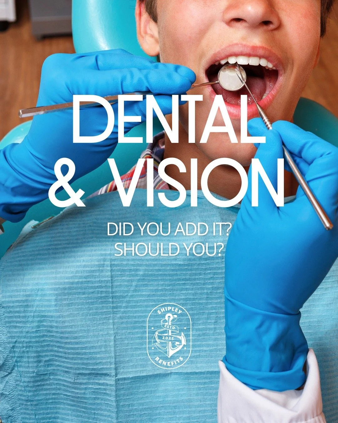Something I like to remind people of: dental and vision coverage are rarely included in a standard health insurance plan. They are typically purchased separately.

It's one of the most common surprises employees encounter after enrolling. They assume