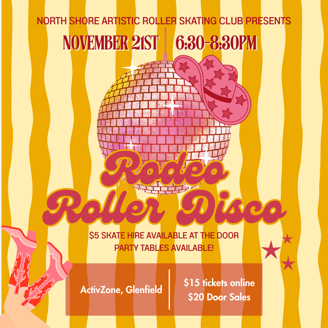 Rodeo Roller Disco Flyer, $15 tickets online