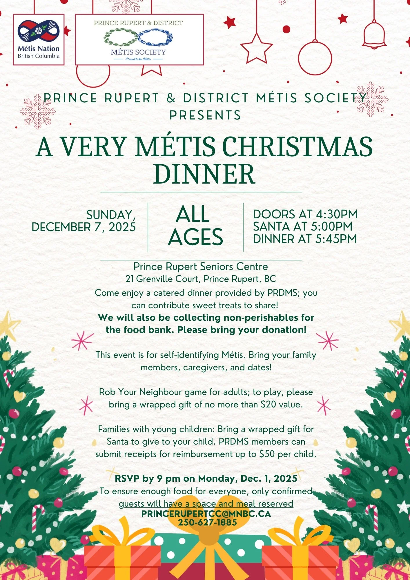 Very Métis Christmas Dinner 