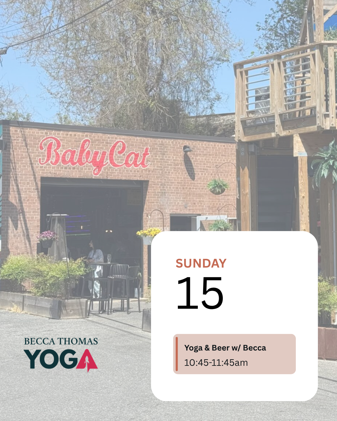 November 15 Babycat Yoga  (10:45am)