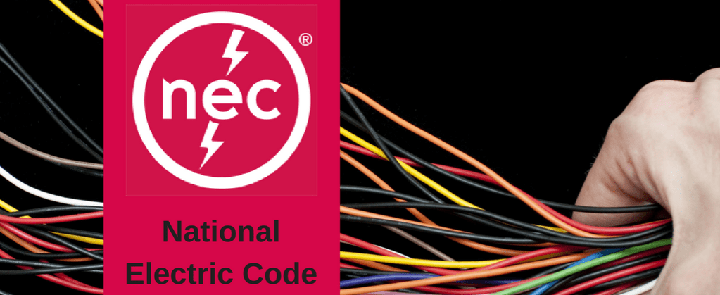 The cover of the National Electric Code book dated 2025 with a hand gripping wires.