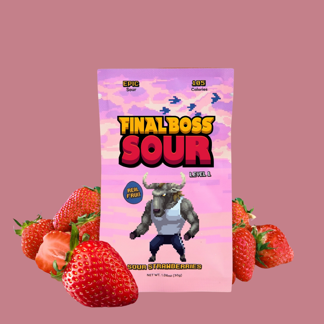 Final Boss Sour - Level 1 Strawberries