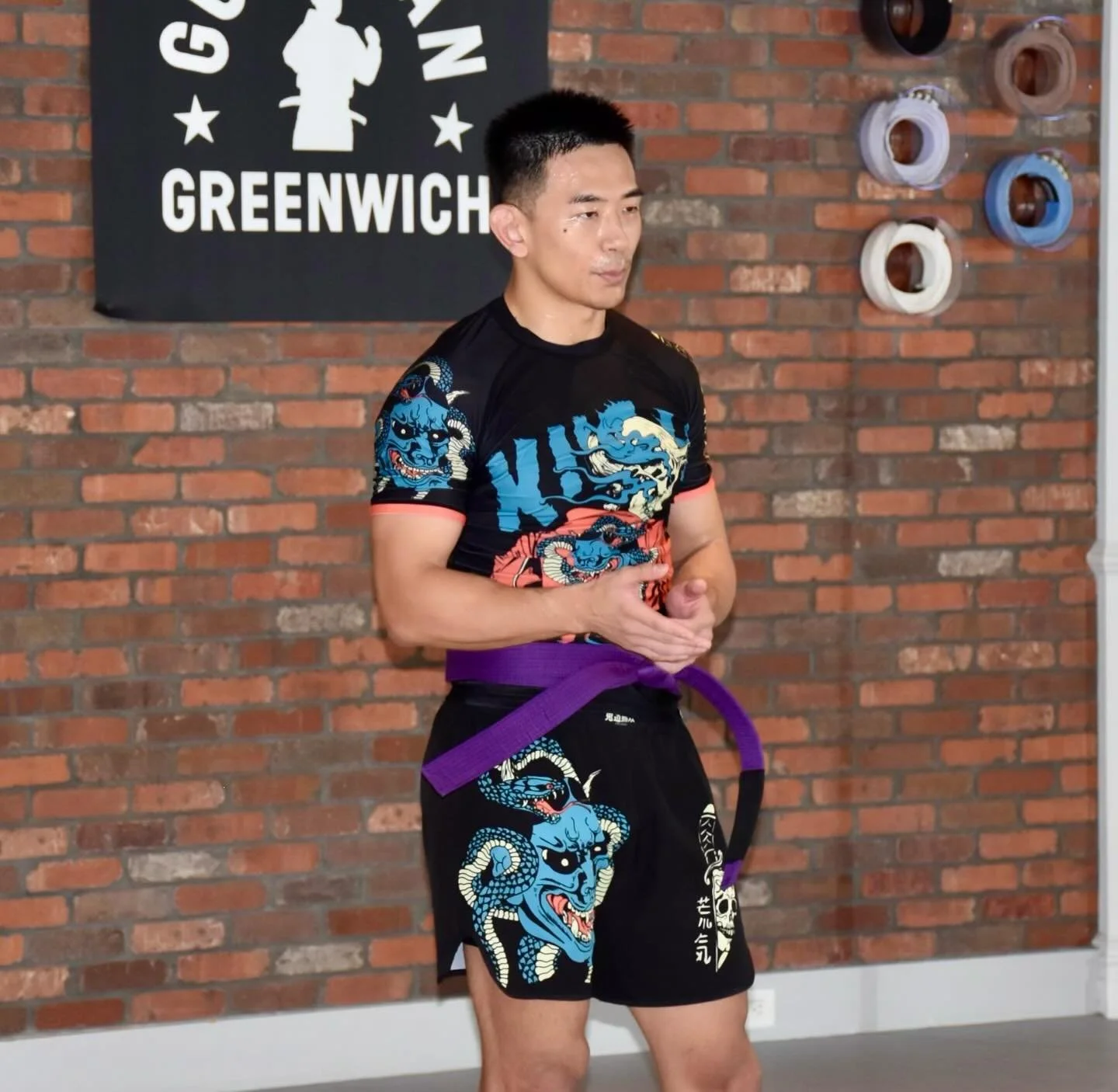 CRAZY overdue Purple Belt promotion last weekend for one of the hardest workers in our space @_tao.l_  Local competition blue belts rejoice, now you can win some gold medals! So amazing to watch Tao&rsquo;s transformation over the last few years into