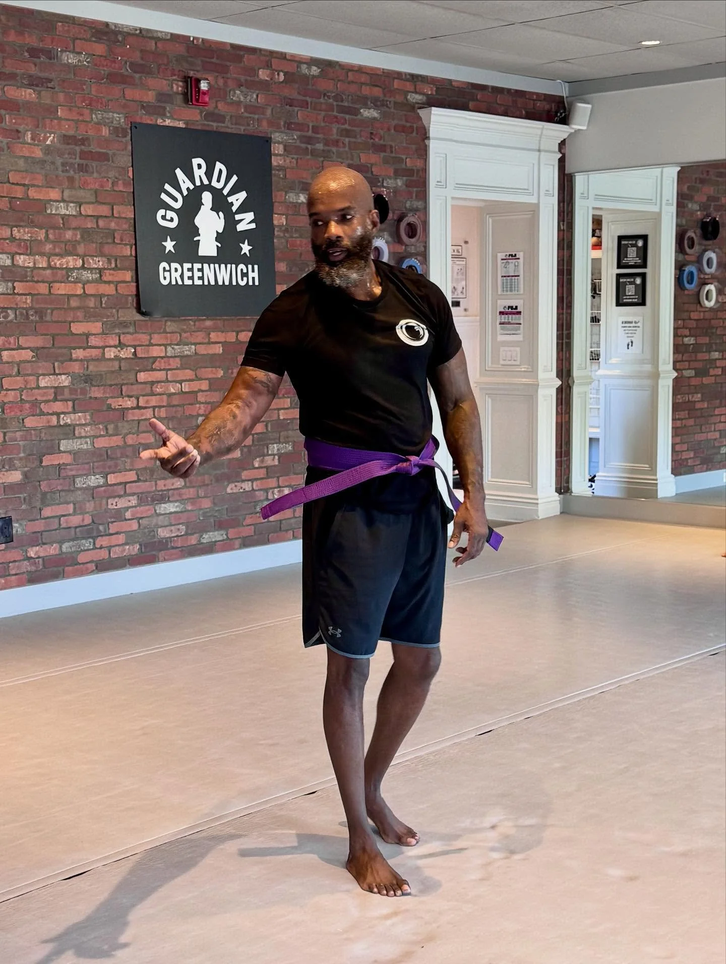 What a perfect day to celebrate one of our absolute best! @superrr_dee_  Marine Corps Veteran, Retired NYPD LEO, Father of the Century, and GJJA Senior Statesman at the young age of 62!!! Congratulations on your Purple Belt sir! Wear it well and keep