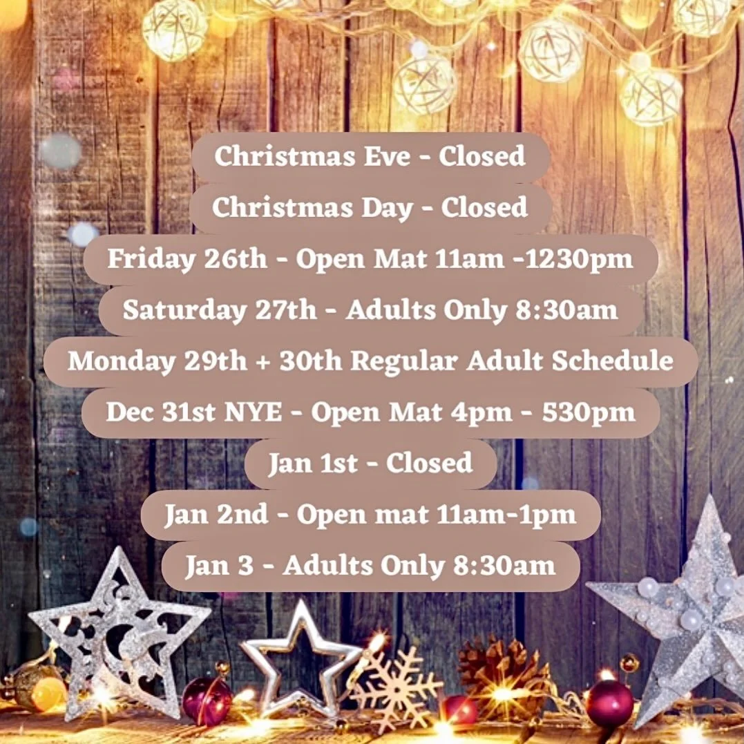 Holiday Schedule&hellip;.🎄⭐️🎄⭐️