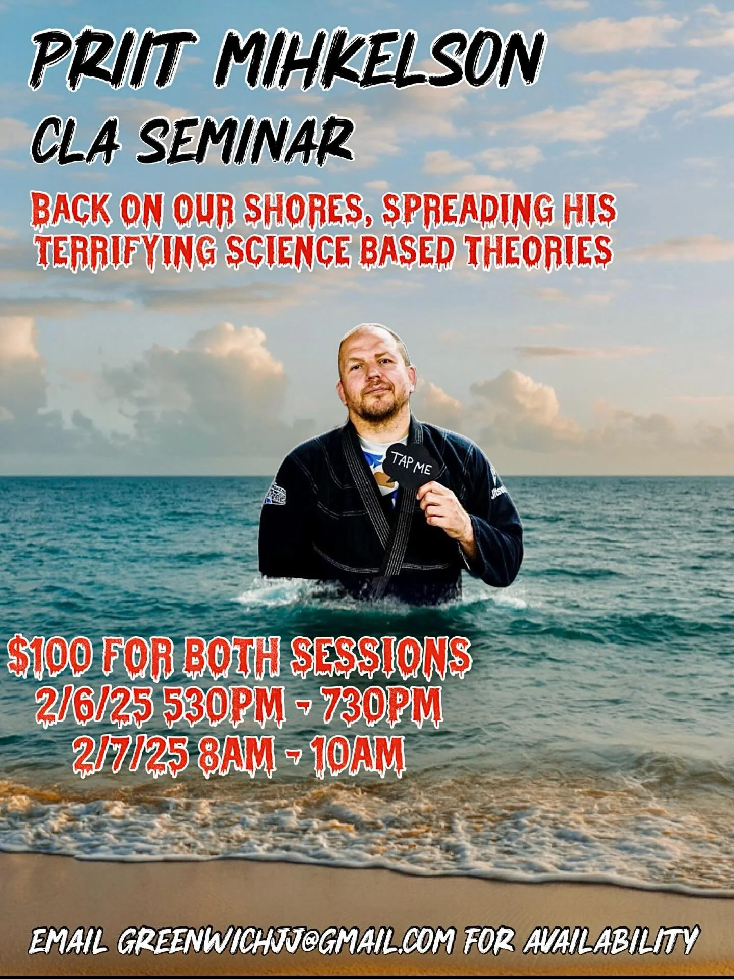 Don&rsquo;t miss this one! Actually TWO! Our dear friend @priit_mihkelson, a pioneer of science based grappling practice, is Back! Every Priit seminar is filled with deeply considered material that applies to all grapplers, with a side of comedy! Jum
