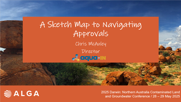 Northern Australia Contaminated Land and Groundwater Conference 2025 keynote