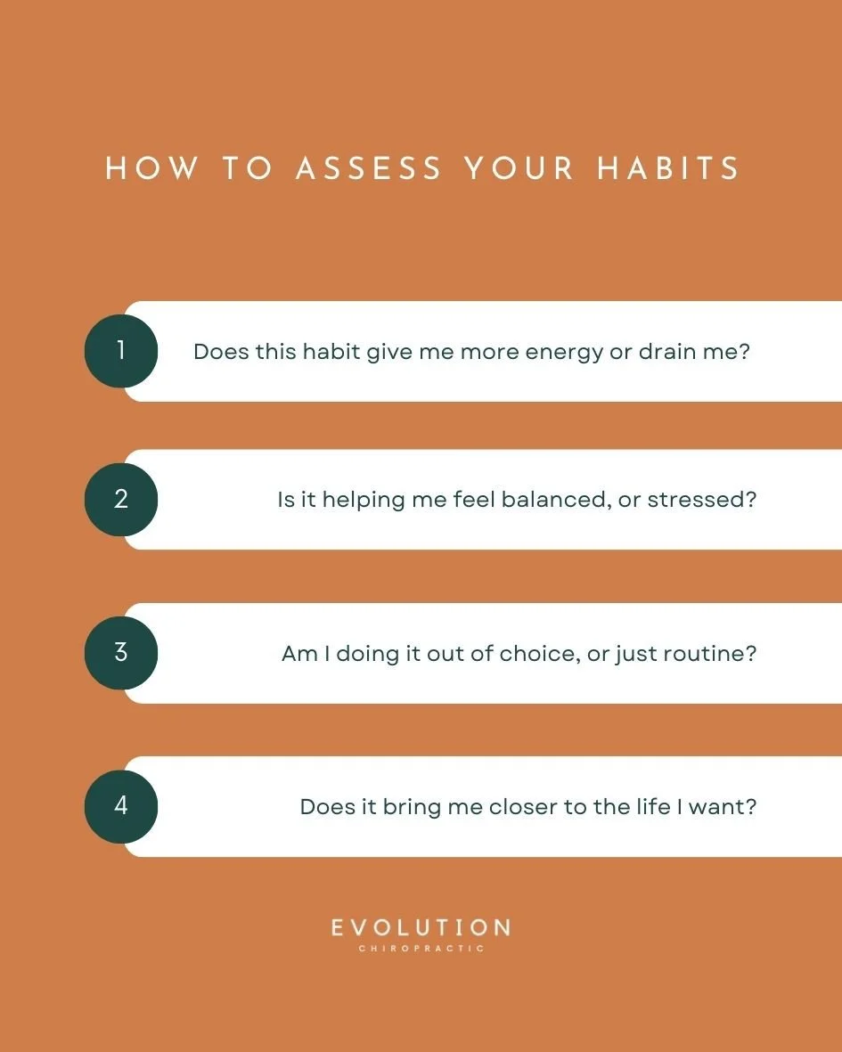 Here are some questions you can ask yourself to assess your habits 💚