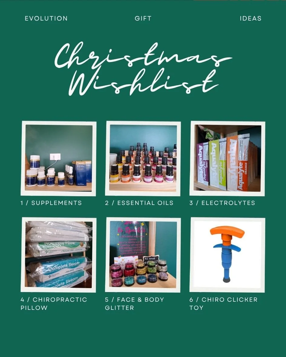 If you&rsquo;re wanting to give the gift of wellness this year, Evolution has a few beautiful options available in practice!⁠
⁠
From supportive pillows to essential oils or electrolytes, we stock a range of quality products we personally use and love