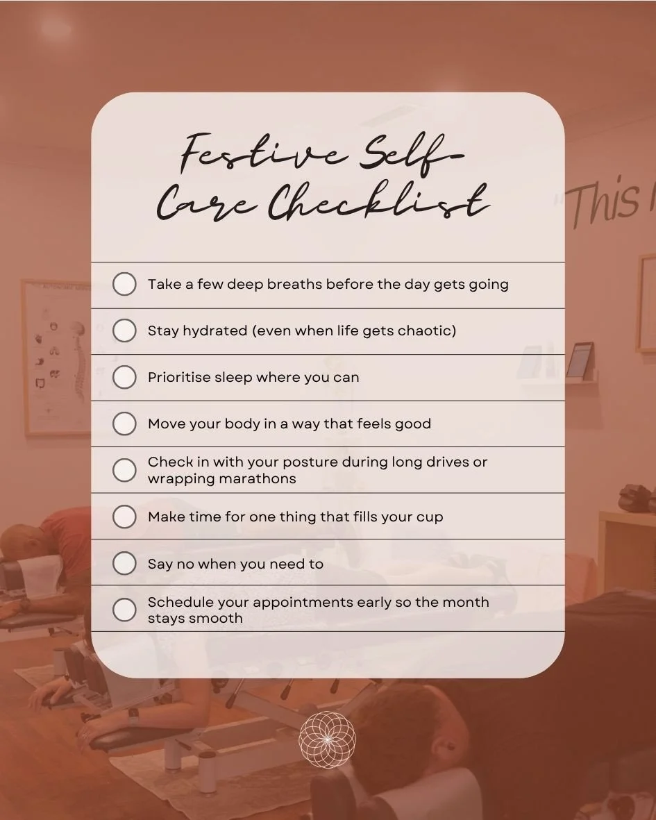 Silly season self care checklist! 🎅🎁🎄