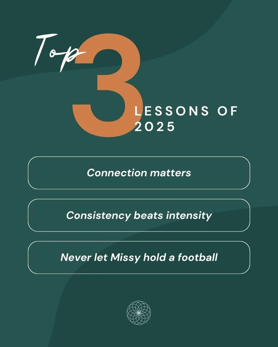 😂 No, but seriously. ⁠
⁠
As we move toward the end of the year, it&rsquo;s a beautiful moment to pause and think about what this year has taught you.⁠
⁠
Take a quiet moment for yourself and reflect on the three lessons that shaped you most. 💚