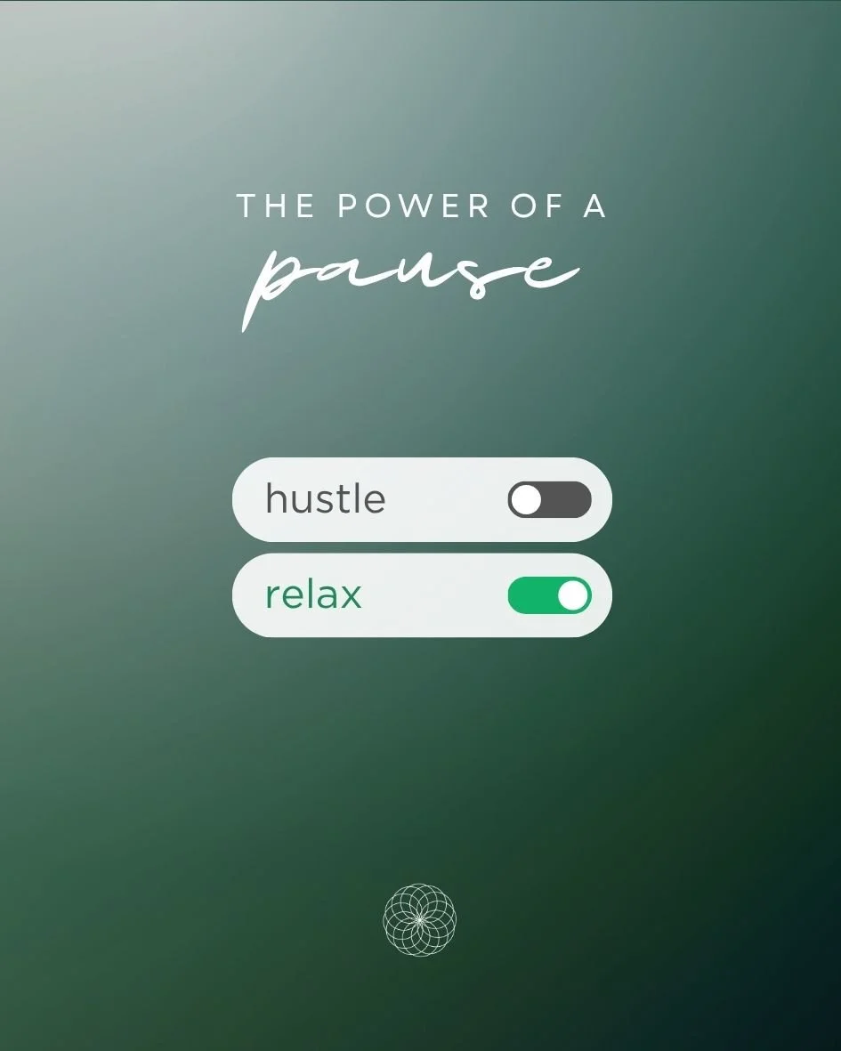 Sometimes the most supportive thing you can do for your body and your nervous system, is simply to pause. 💚