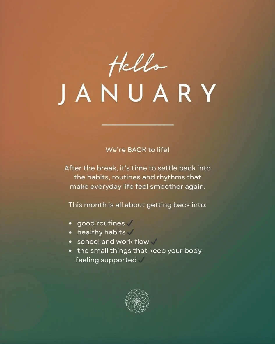 We&rsquo;re back yayy!! And this January, we&rsquo;re focusing on getting BACK to life. ⁠
⁠
Whether you&rsquo;re easing into the year or jumping straight in, we&rsquo;re here to support you as you settle into your 2026 flow. We can&rsquo;t wait to se