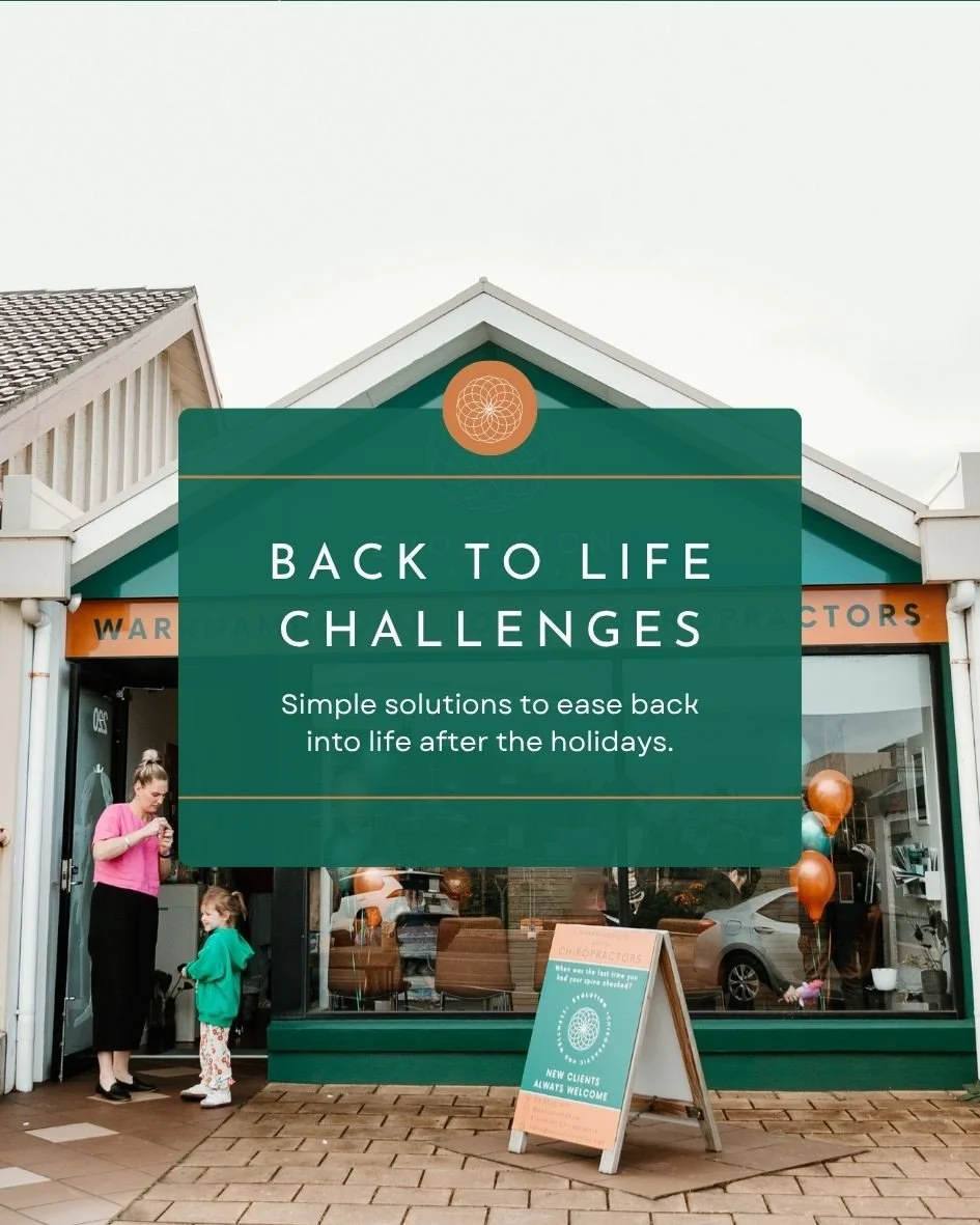 Some simple solutions to ease back into life after the holidays 🧘&zwj;♀️