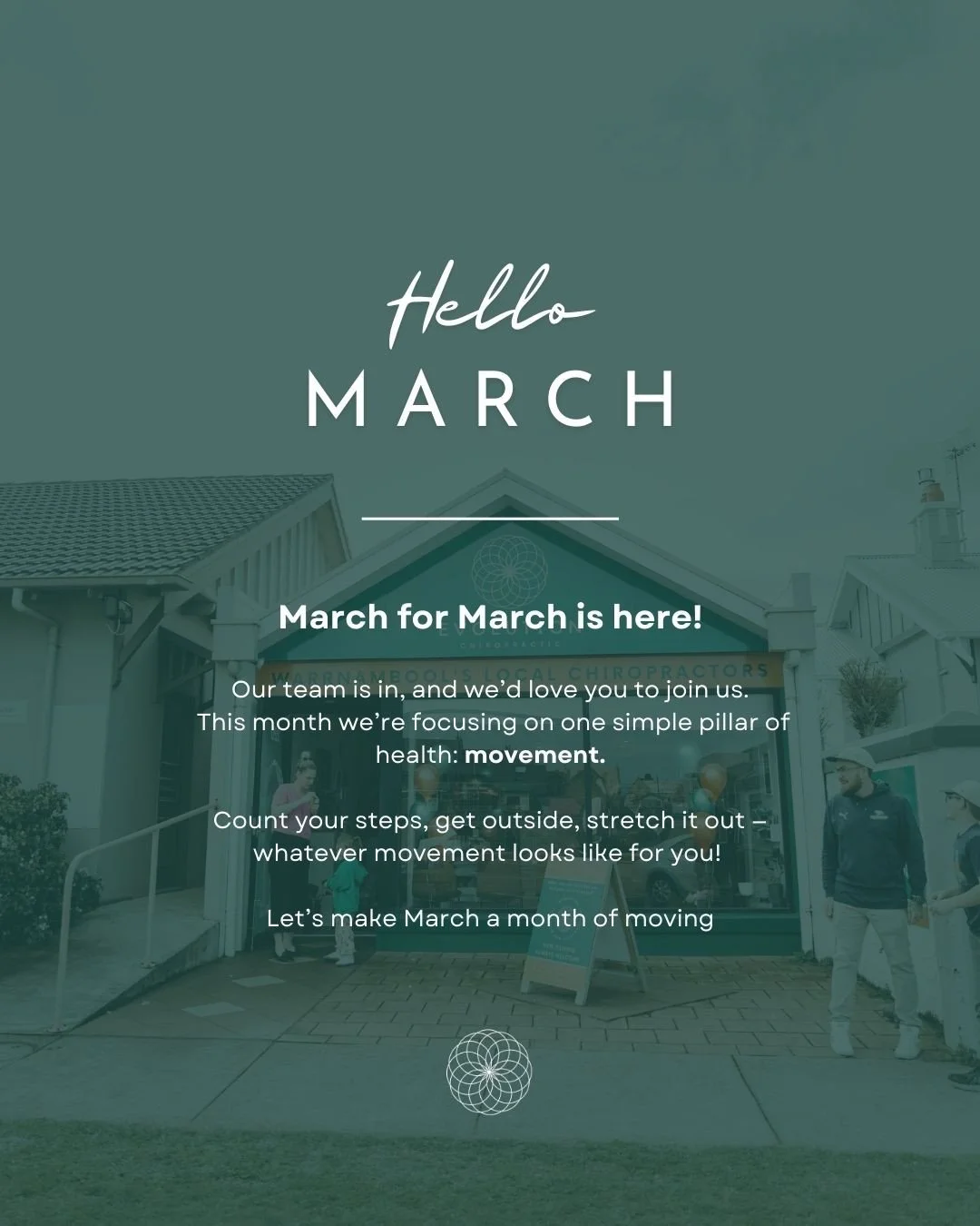 March for March is here and the Evolution team is #lockedin 👣⁠
⁠
This month, our team is doing a simple steps challenge and we'd love you to join us!⁠
⁠
If you&rsquo;d like to join in, track your steps in whatever way works for you. No pressure, jus