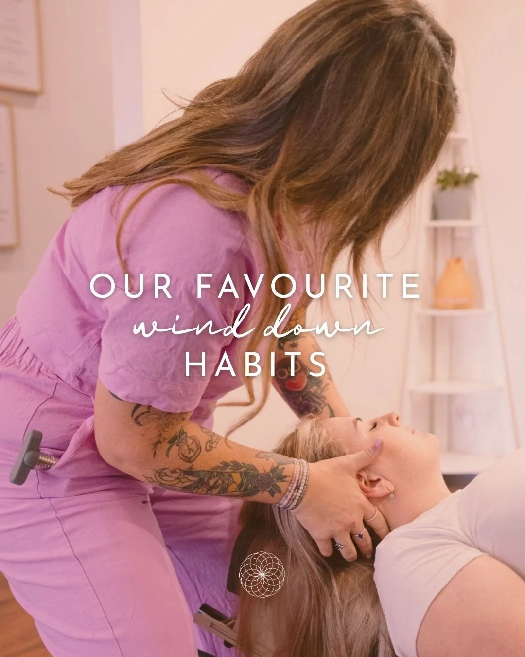 Our favourite wind down habits 🌙⁠
⁠
&bull; Dimming the lights an hour before bed⁠
&bull; Gentle stretching to ease daily tension⁠
&bull; Slow nasal breathing to shift out of go-mode⁠
&bull; A short evening walk to decompress⁠
&bull; Reading instead 