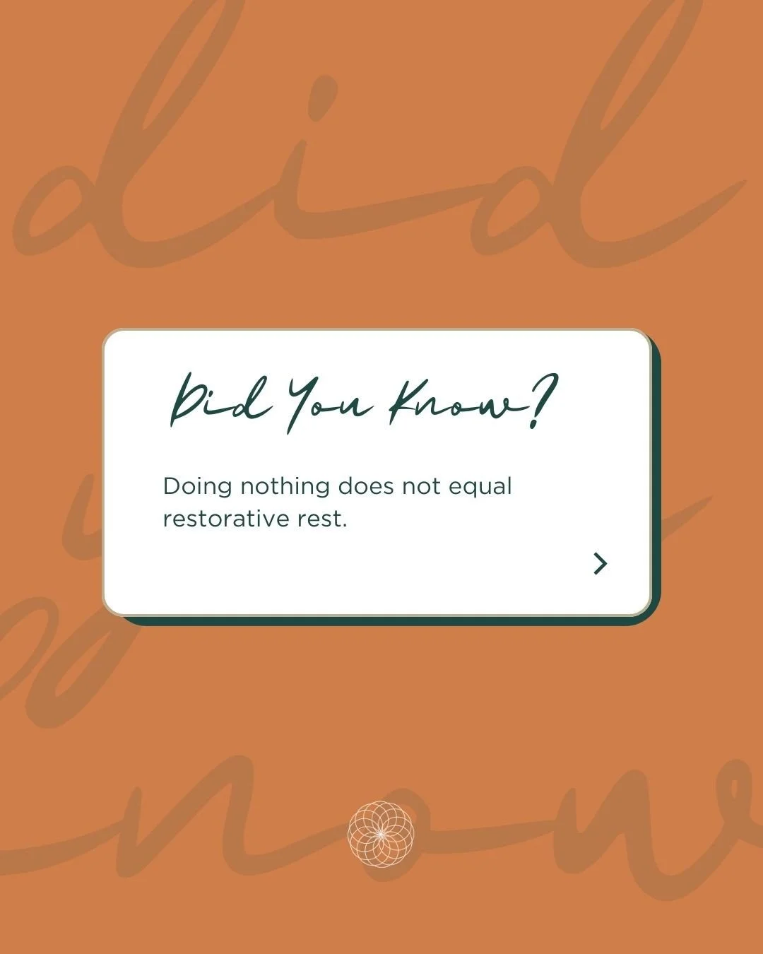 When was the last time you really took a rest? 🧘&zwj;♀️