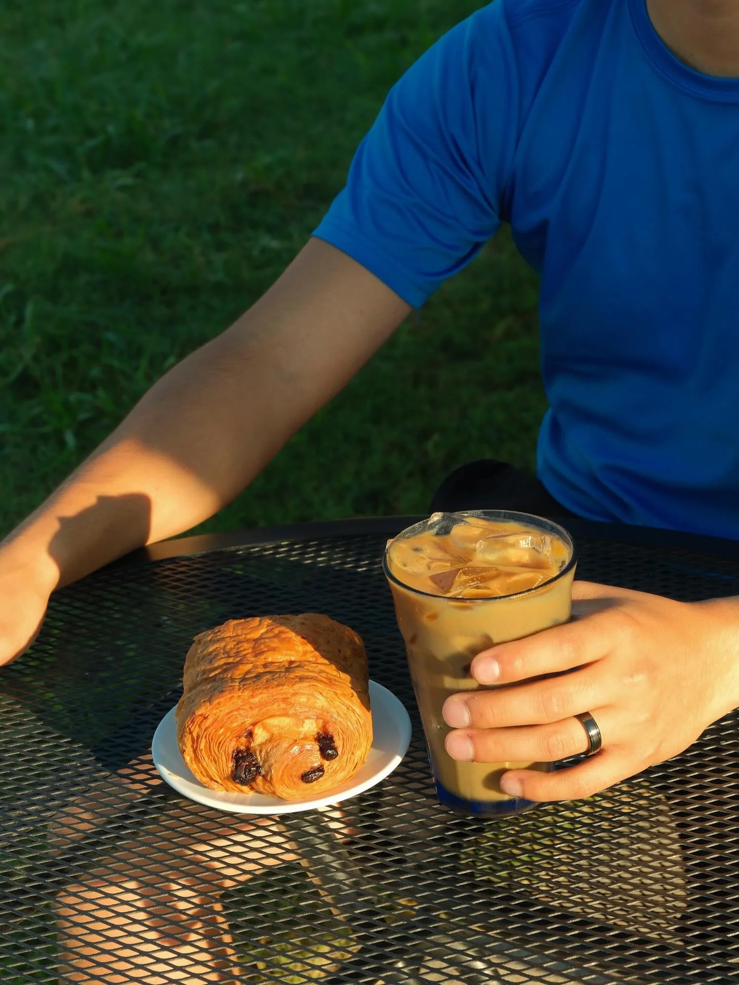 Crisp on the outside, soft and chocolate-filled inside&mdash;paired with an iced latte, it&rsquo;s perfection 🤩