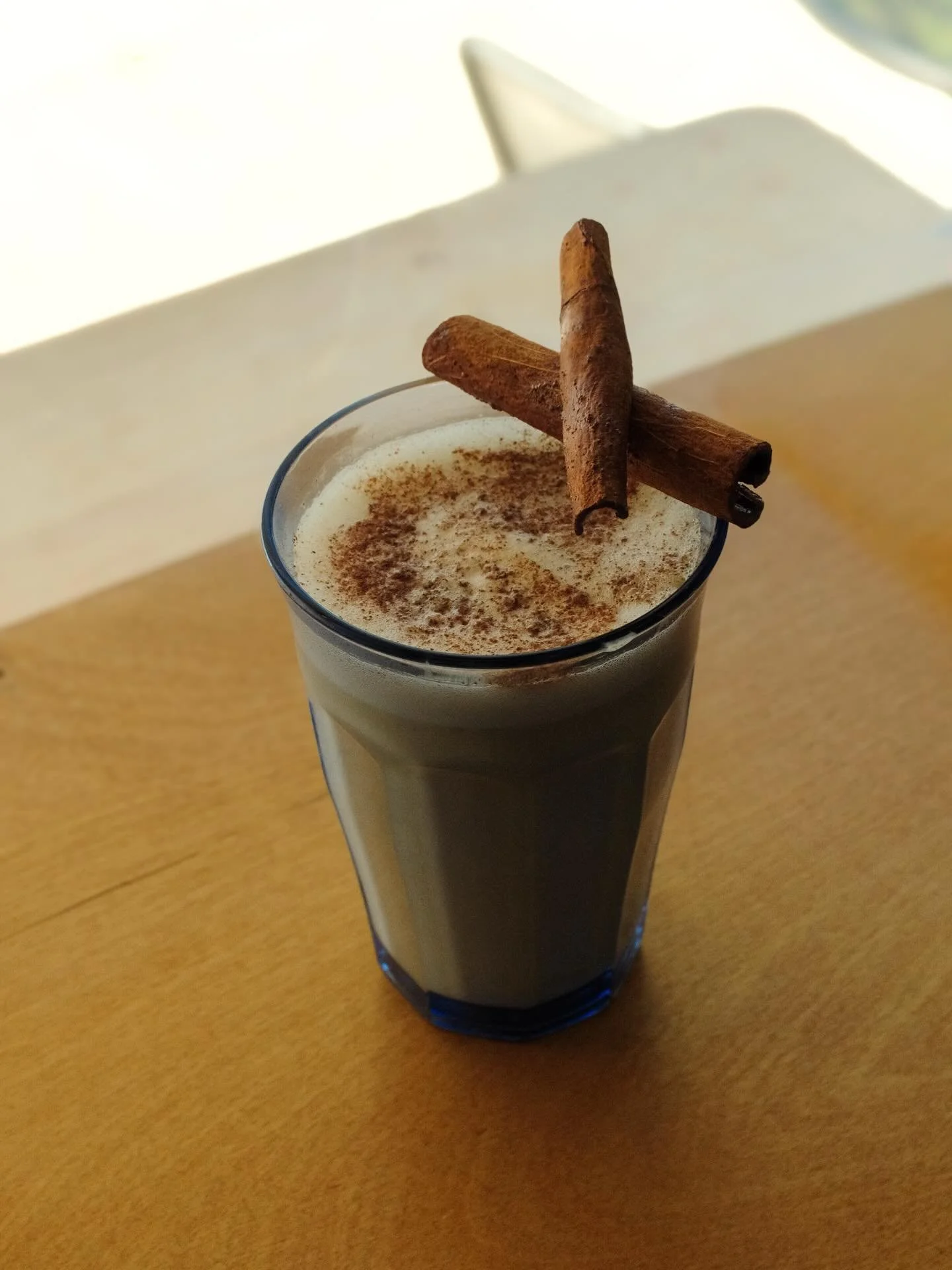 All-natural brown sugar chai&mdash;steeped in-house and even better with oat milk 🫖🍂