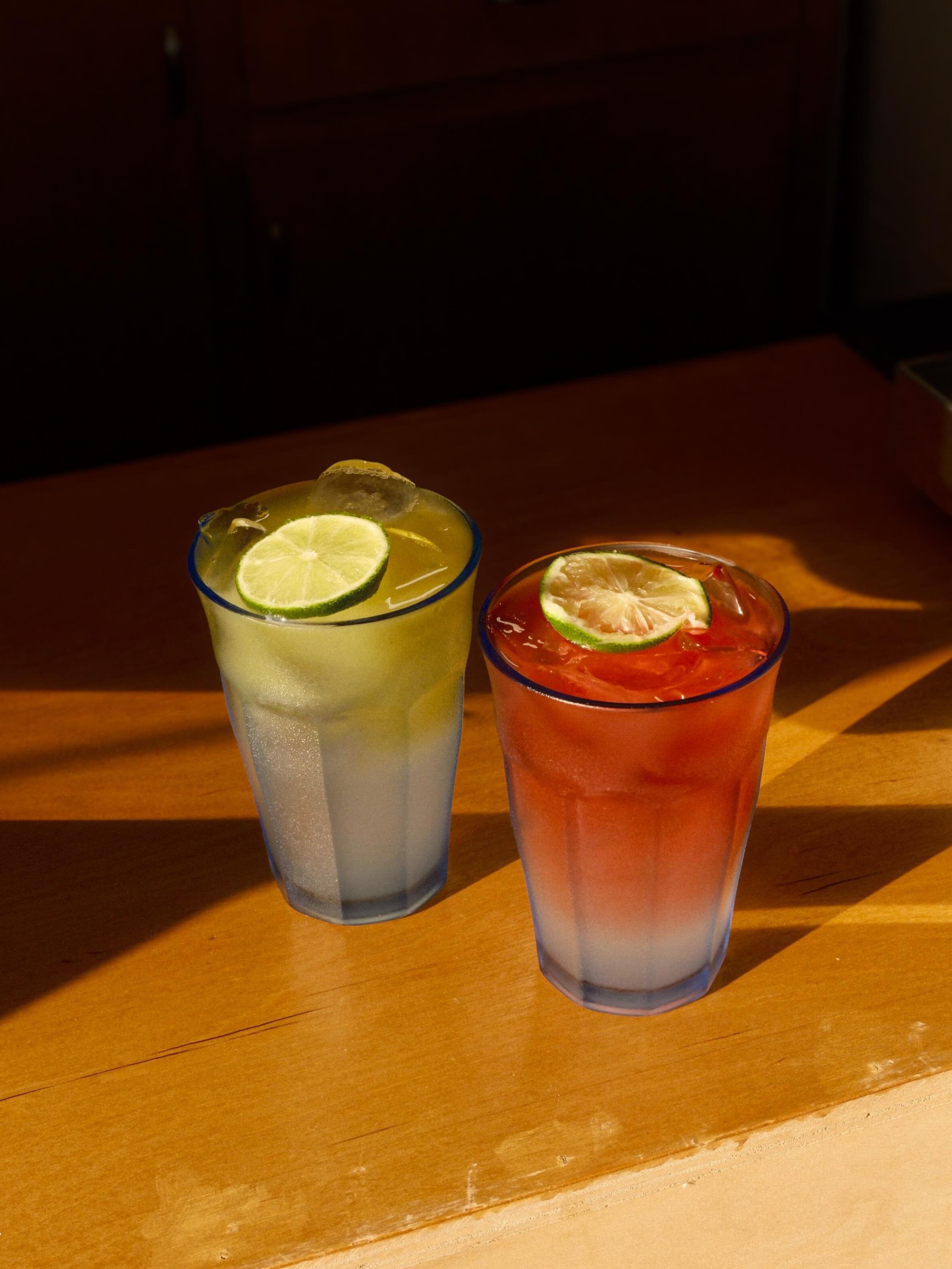 NEW SUMMER DROPS TOMORROW 🌞
. Fresh ingredients. Made in house. Served ice cold!
Try our new pineapple cucumber lemonade or our watermelon lemonade to get you through this valley heat! 🍉🥒🍍

.

#refresher #rgv #coffeetrailer