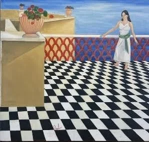 Girl on the Terrace