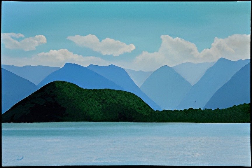 Lake and Mountains