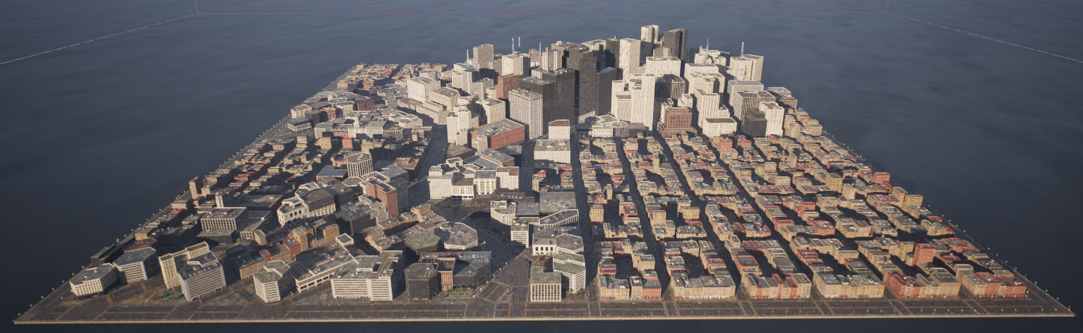 Super world - Large Scale Urban Environments