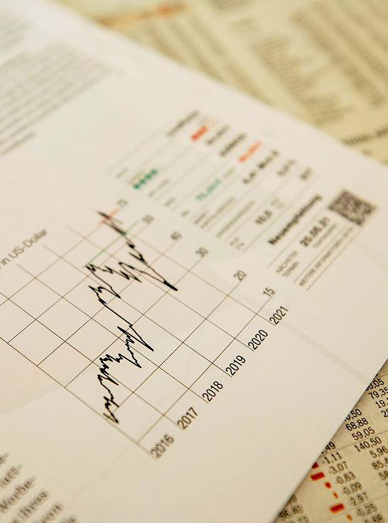 Line graph illustrating financial data from 2016 to 2021, with an upward trend. This image highlights Richelle Kokol's, ISA CAPP, expertise in Appraisals and creating USPAP-compliant appraisal reports - objective, well-researched, and defensible.