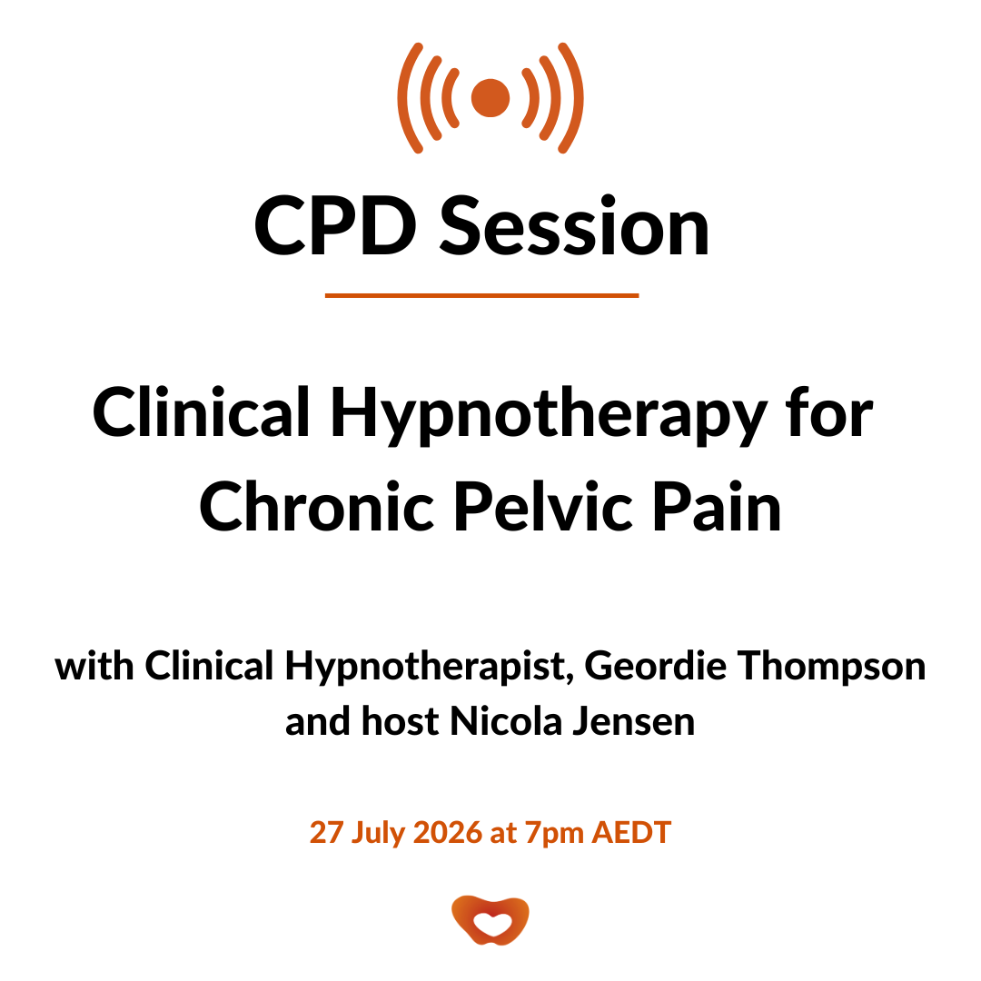 Clinical Hypnotherapy for Chronic Pelvic Pain with Geordie Thompson