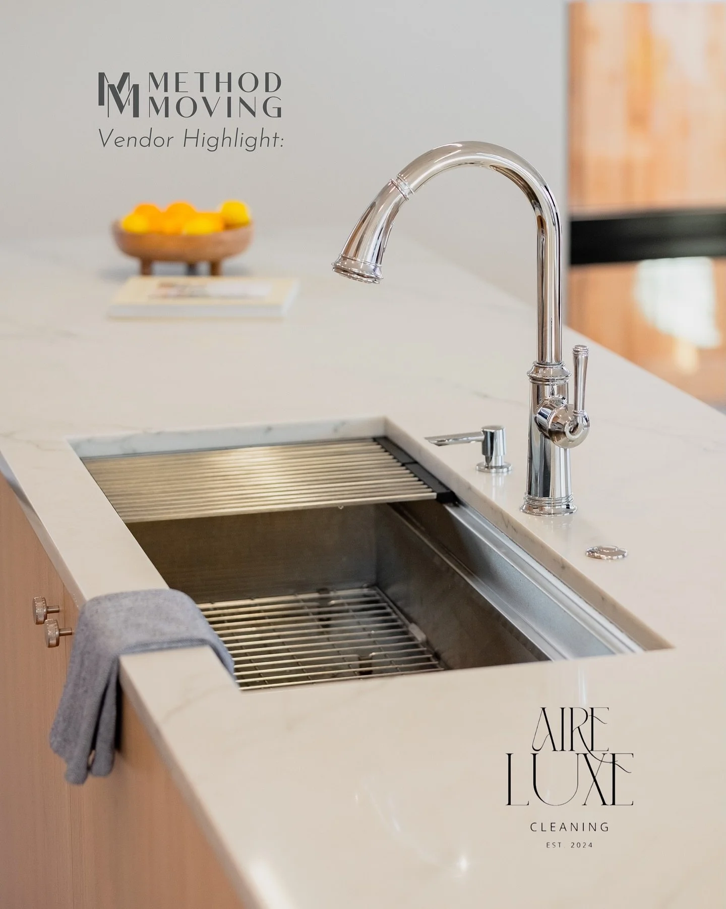 We&rsquo;re proud to highlight one of our trusted vendor partners, @aire.luxe.cleaning, a Chicago-based luxury cleaning company that helps us bring every Method Moving relocation to a flawless finish. ✨

After your belongings are carefully placed and