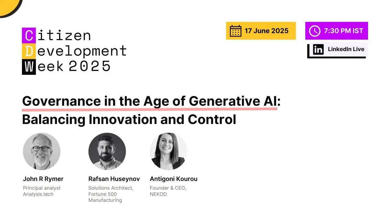 Governance in the Age of Generative AI: Balancing Innovation and Control