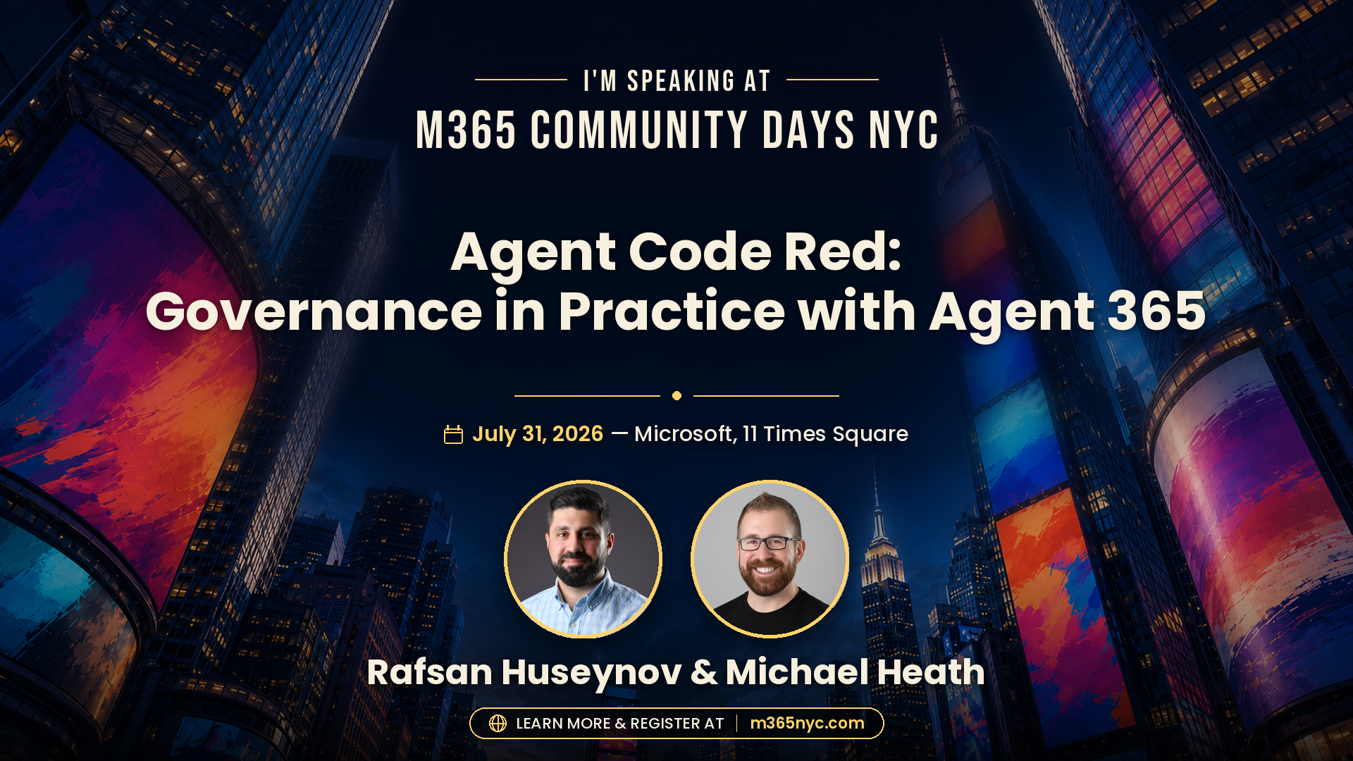 Agent Code Red: Governance in Practice with Agent 365