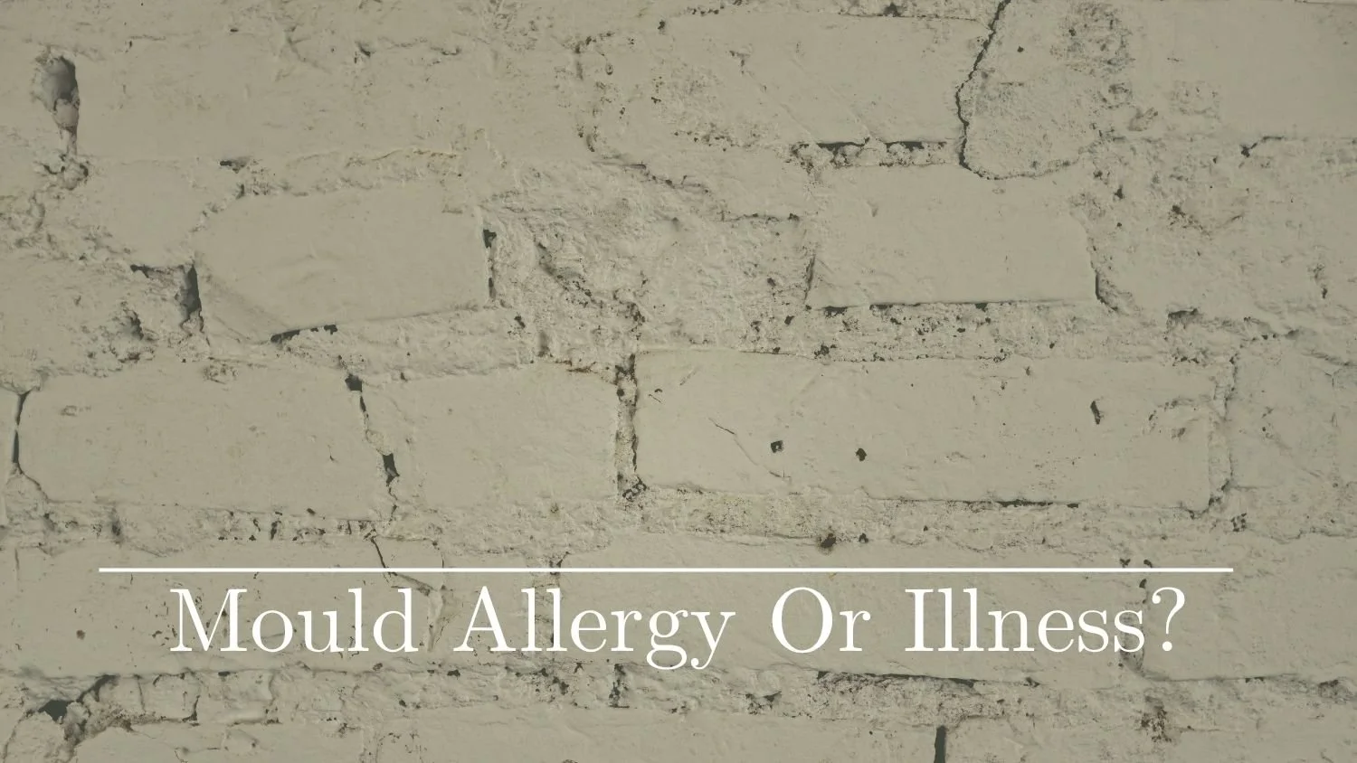 Mould Illness vs. Mould Allergy: The Distinction That Changes Everything About Your Treatment